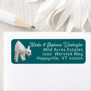 Sheep Lamb Farm Wool Return Address labels