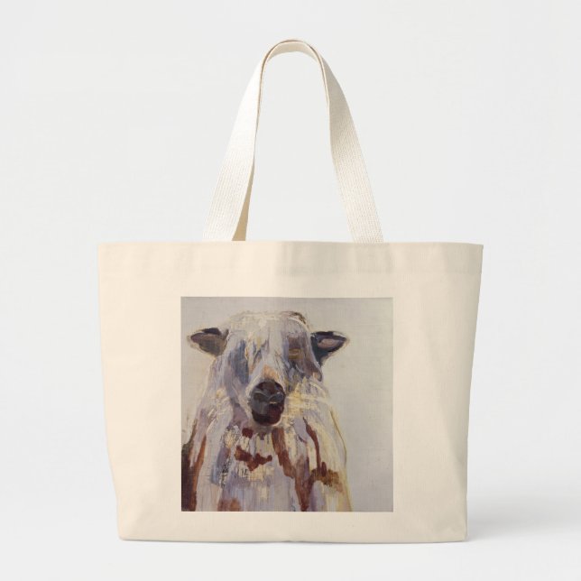 Sheep Large Tote Bag (Front)