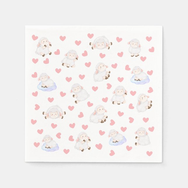 Sheep love napkins (Front)