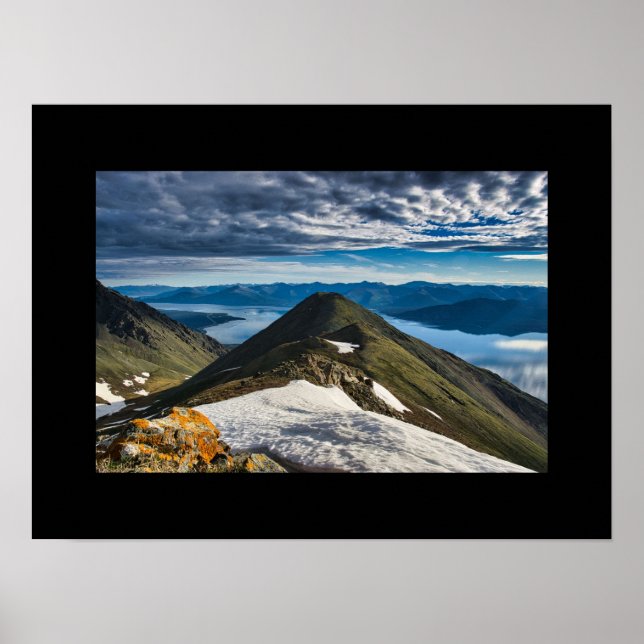 Sheep Mountain in the Kluane Ranges Poster (Front)