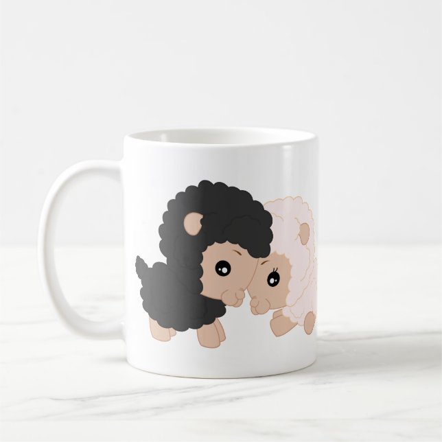 Sheep mug - White 11 oz Classic White Mug (Left)