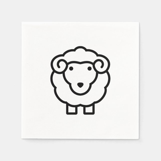 Sheep Napkins (Front)
