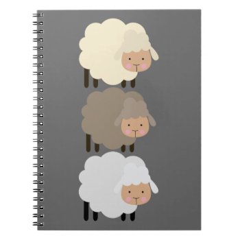 Sheep Notebook by ThePigPen at Zazzle