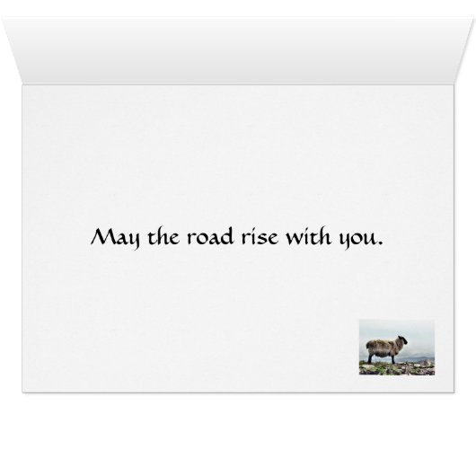 Sheep on the Rocks Card (Inside Horizontal (Bottom))