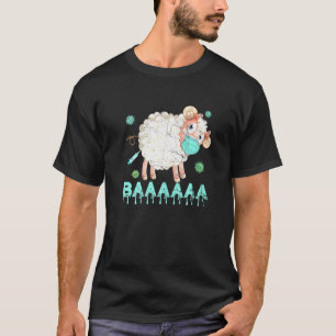 Sheep Or Sheeple Anti Vaccine Mask Sheep Wearing F T-Shirt