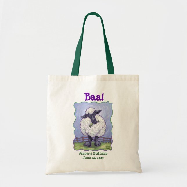Sheep Party Center Tote Bag (Front)