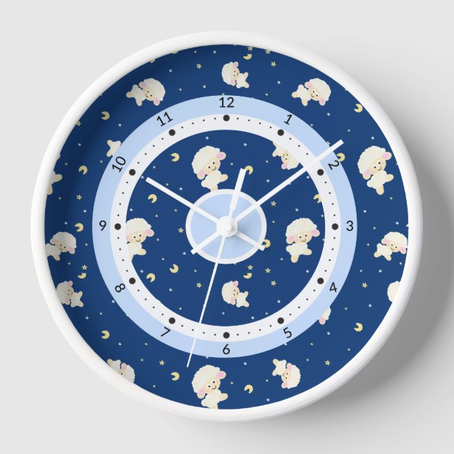 Sheep pattern clock (Front)