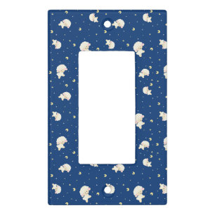 Sheep pattern light switch cover
