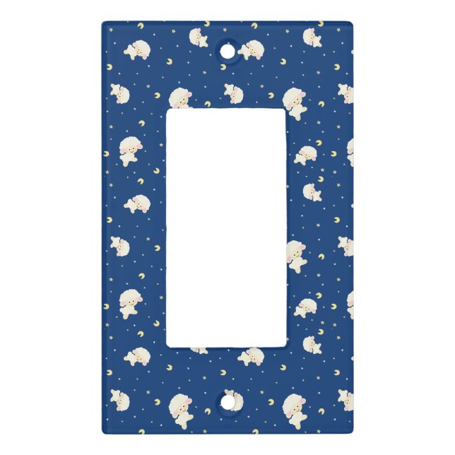 Sheep pattern light switch cover (Front)