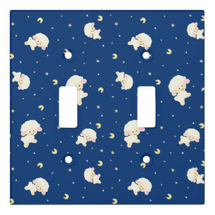 Sheep pattern light switch cover