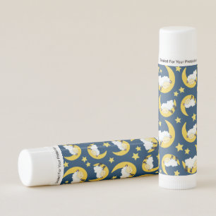 Sheep Pattern, Sleeping Sheep, Moon, Stars Lip Balm