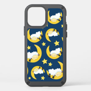 Sheep Pattern, Sleeping Sheep, Moon, Stars Speck iPhone 12 Case