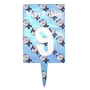 Sheep Patterns Cake Topper