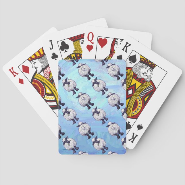 Sheep Patterns Poker Cards (Back)