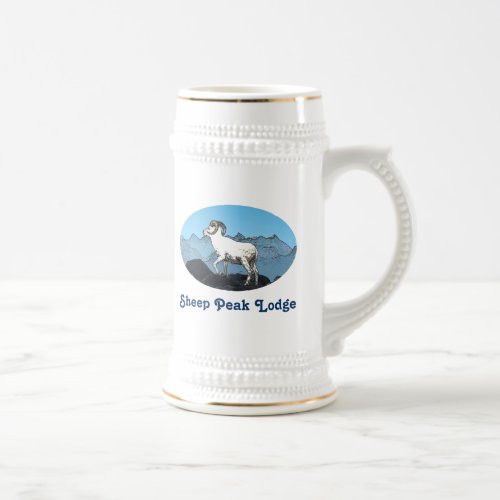 Sheep Peak Lodge Beer Stein