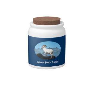 Sheep Peak Lodge Candy Jar