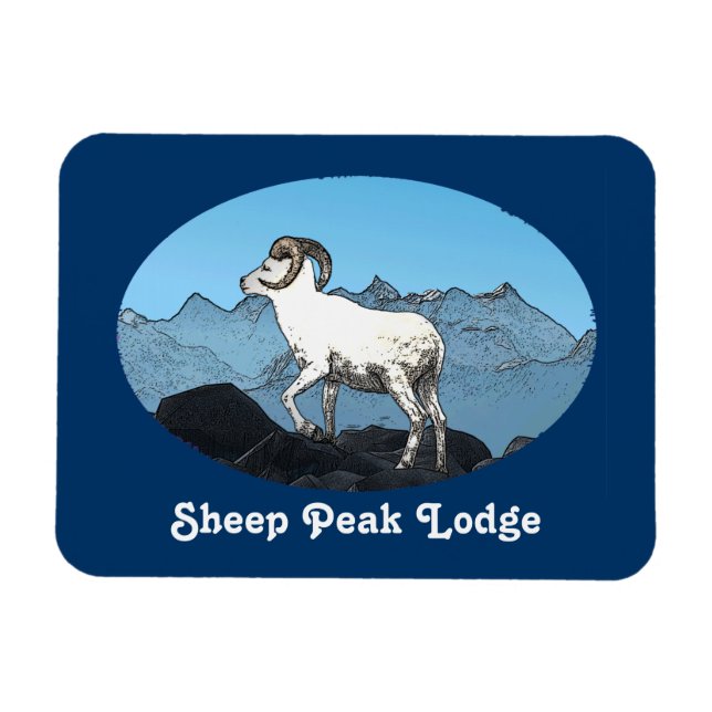 Sheep Peak Lodge Magnet (Horizontal)