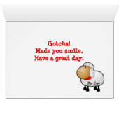 Sheep Pee Ewe Card (Inside Horizontal (Bottom))