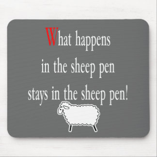 Sheep Pen Mouse Pad
