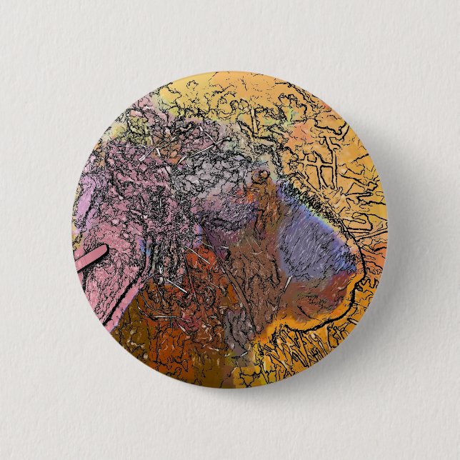 SHEEP PINBACK BUTTON (Front)