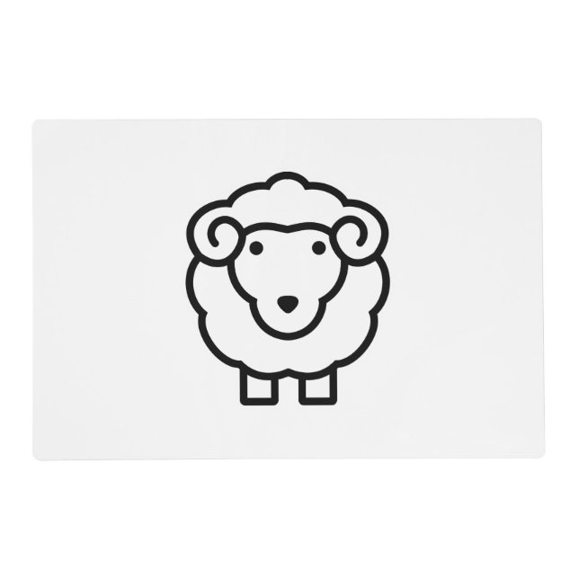 Sheep Placemat (Front)