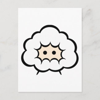 sheep postcard