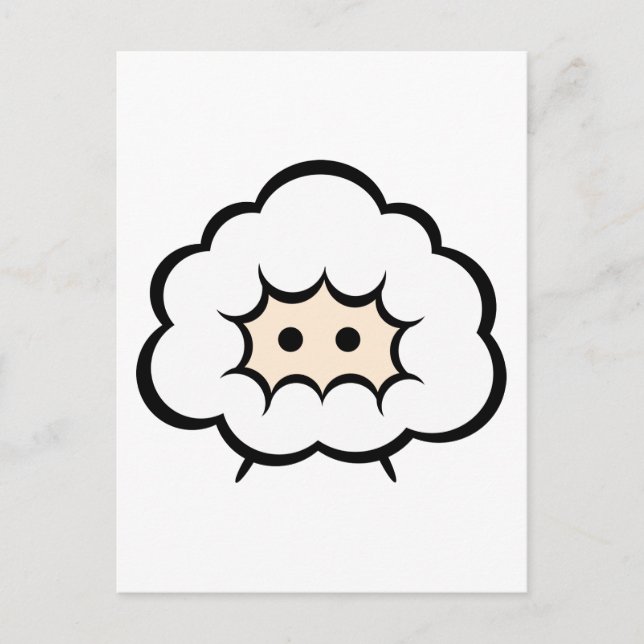 sheep postcard (Front)