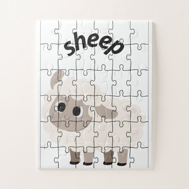 sheep puzzle (Vertical)