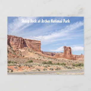 Sheep Rock in Arches National Park Postcard