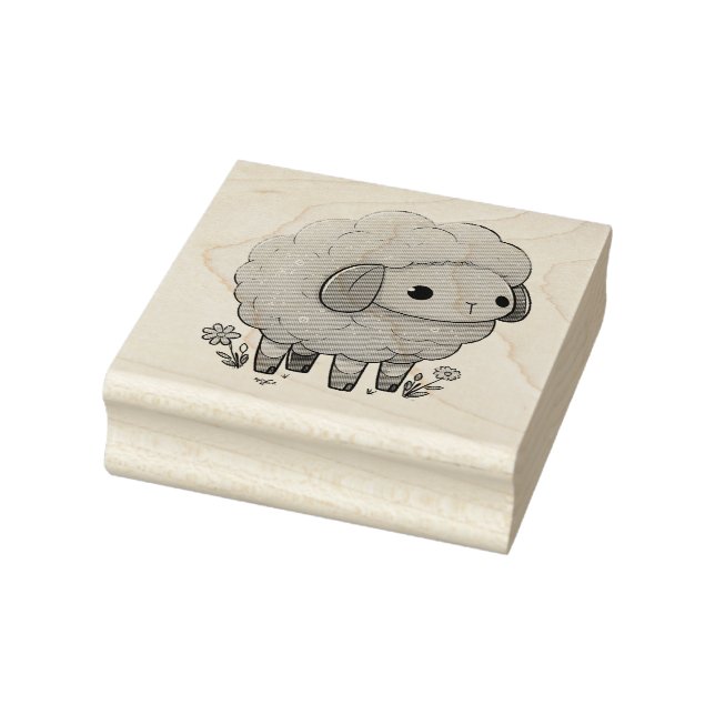Sheep Rubber Stamp (Stamp)