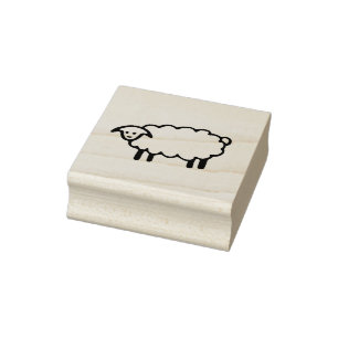 Sheep rubber stamp, farm rubber stamp, sheep stamp