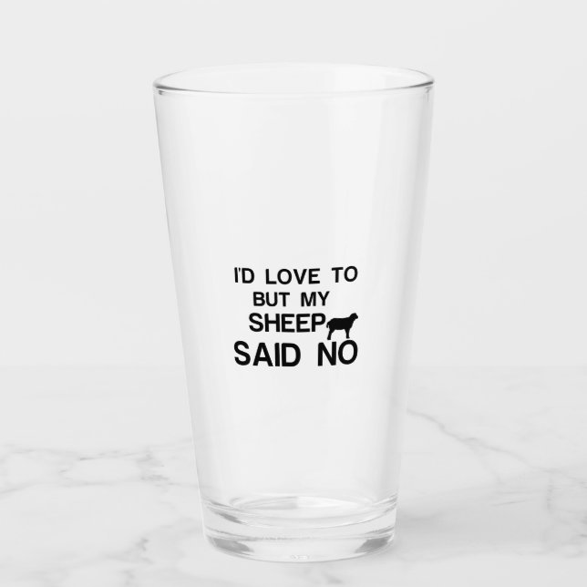 SHEEP SAID NO GLASS (Front)