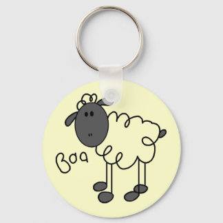 Sheep Says Baa T-shirts and Gifts Keychain