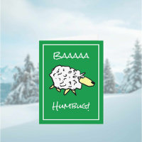 Sheep Says Baaaa Humbug - Christmas Card