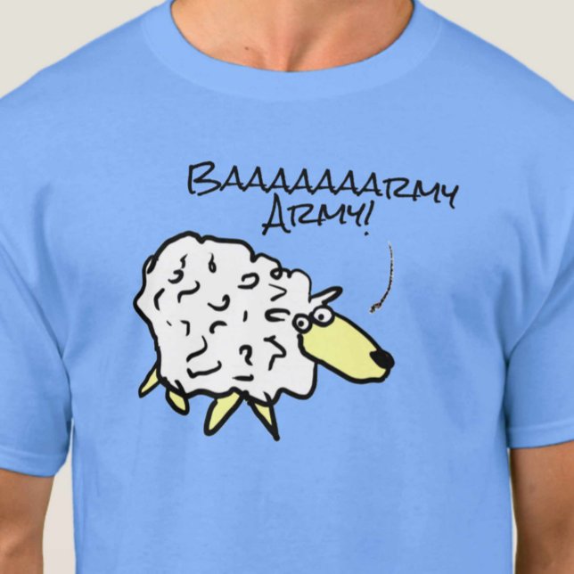 Sheep Says 'Baaaaarmy Army" - T-Shirt (Creator Uploaded)