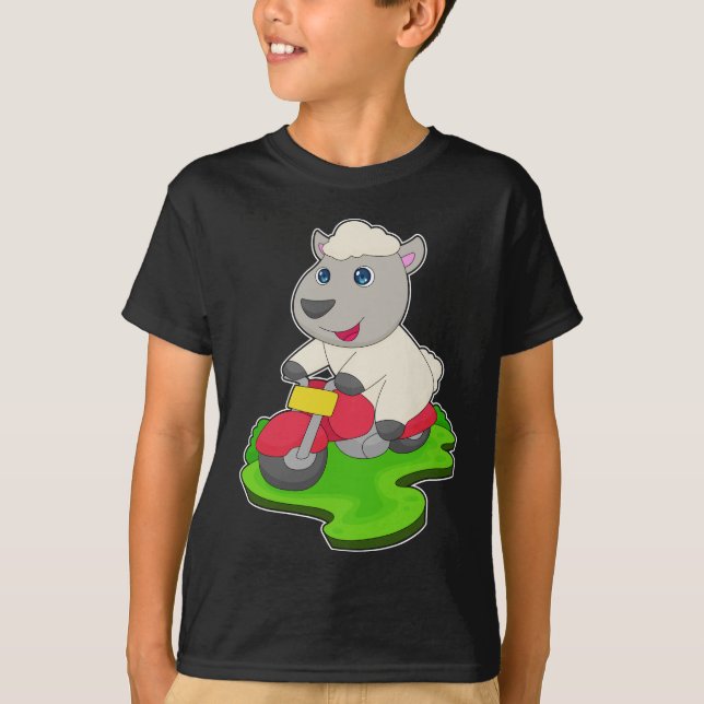 Sheep Scooter T-Shirt (Front)