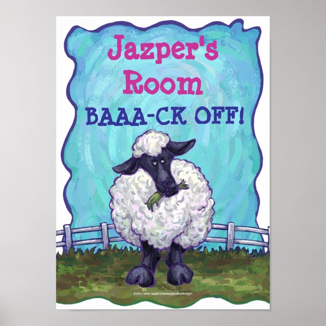 Sheep Stationery Poster (Front)