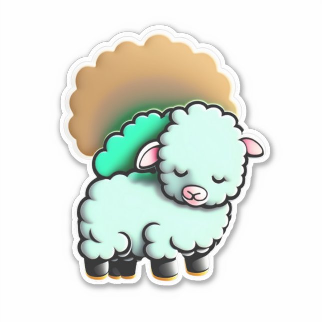 Sheep Stickers to Brighten Your Day (Front)