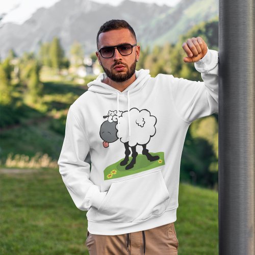 Sheep Sticking Tongue Out Hoodie