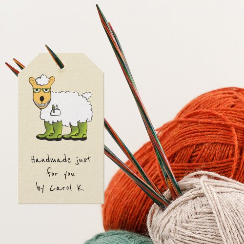 Sheep Themed Knitters Gift Tags