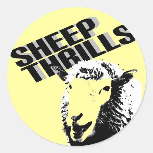 sheep thrills stickers (Front)