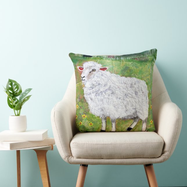 Sheep throw pillow (Chair)
