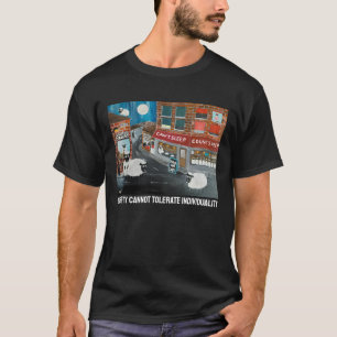 Sheep Town Painting by Alfred Fox T-Shirt