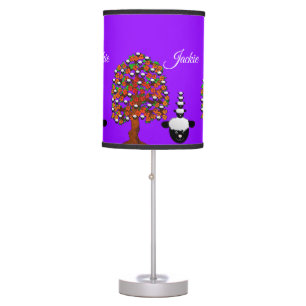 Sheep Trees Purple Decorative Lamp Shade