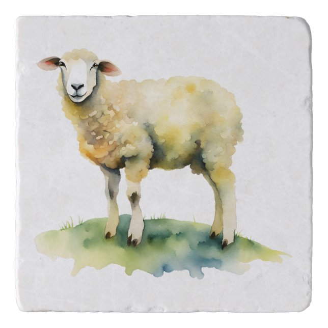 Sheep Trivet (Front)