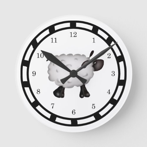 Sheep Wall Clock