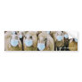 Sheep Wear Masks Bumper Sticker