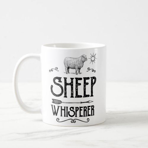 SHEEP WHISPERER funny design gift for men women bo Coffee Mug