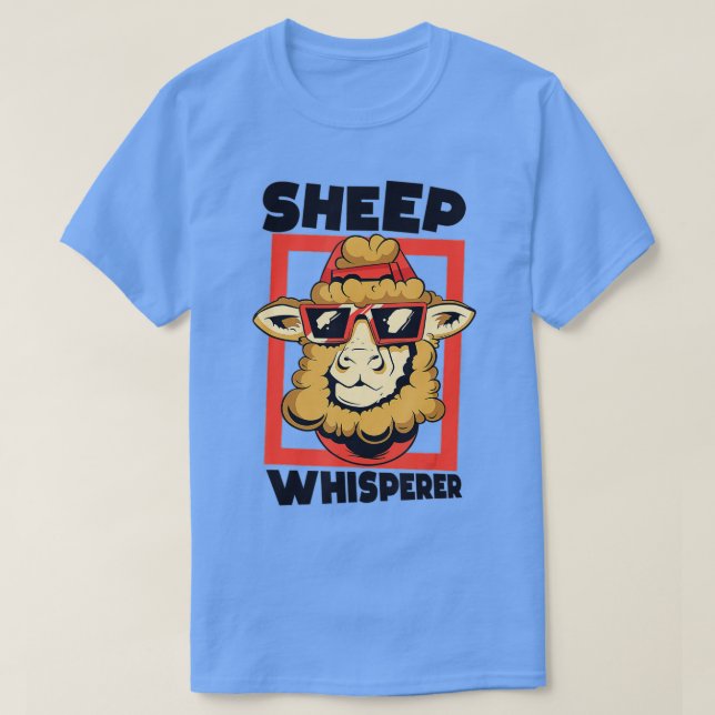 Sheep Whisperer, Sheep Farming Kids T-Shirt (Design Front)