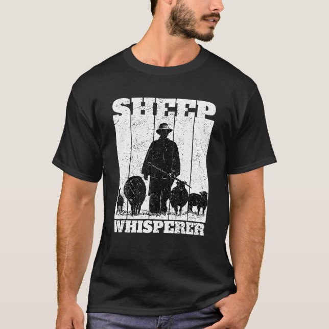 Sheep Whisperer T Shirt (Front)